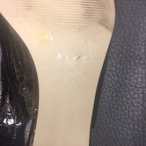 ALEX MARIE Black Open-Toe Women's Shoes - Picture 7 of 9